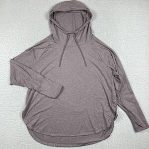 Athleta Sweatshirt Womens 1X Purple Uptempo Hoodie Gym Athleisure Casual Travel